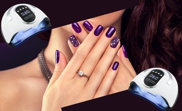 ЛАМПА ДЛЯ НОГТЕЙ 45 СВЕТОДИОДОВ, 50 000 ЧАСОВ, МОЩНОСТЬ ДО 280 ВТ ДЛЯ ГИБРИДОВ И УФ-ГЕЛЕЙ