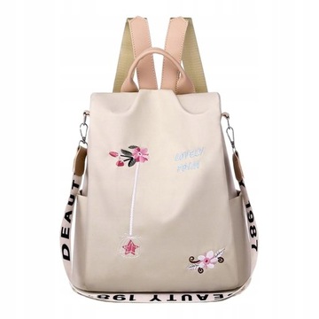 Plecak damski Casual Oxford Cloth Backpack Flower