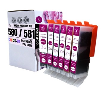 6x Toner zamienny do CANON TR7520 TS8120 TS9150
