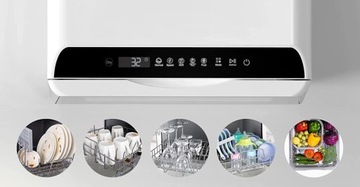 МАЛЕНЬКАЯ ОТДЕЛЬНО СТОЯЩАЯ ПОСУДОМОЕЧНАЯ МАШИНА С 6 НЕМЕЦКИМИ ПРОГРАММАМИ