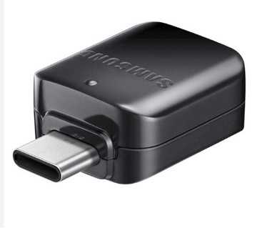 Oryginalny Samsung OTG Adapter Przejściówka USB-A do USB-C czarny