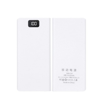 Чехол PowerBank на 8 ячеек 18650 USB Micro USB C