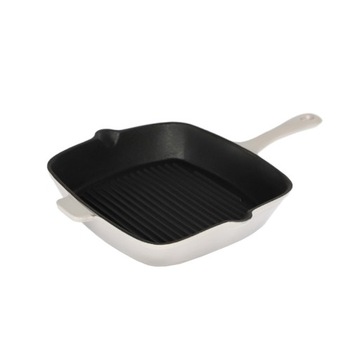 PATELNIA ŻELIWNA GRILLOWA kwadratowa 26CM
