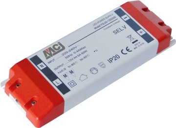 MCJ Zasilacz LED 12V 60W IP20