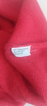 Sweter wełna i angora z perełkami /L/ MaxMara