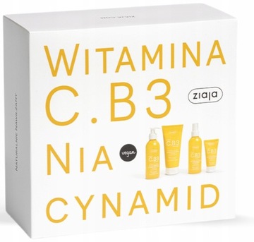 Ziaja Witamina C.B3 Niacynamid Zestaw okolicznościowy PROMOCJA !!
