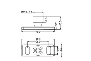 Скользящий ролик, направляющая, нижнее ребро