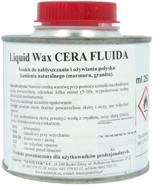 TENAX CERA FLUIDA WOSK DO NAGROBKOW 250ml
