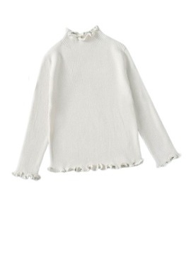 SHEIN BLUZKA DZIECIĘCA BIAŁA NA CO DZIEŃ 100 V3C