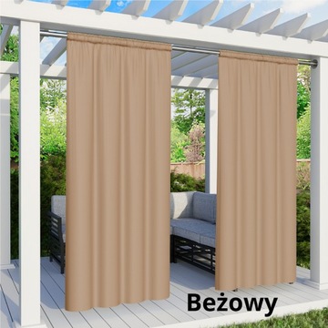 ВОДОНЕПРОНИЦАЕМЫЕ САДОВЫЕ ШТОРЫ 155x180 ПЕРГОЛА ТУННЕЛЬ НАРУЖНЫЕ ШТОРЫ ТЕРРАСА