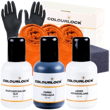 COLOURLOCK ZESTAW DO RENOWACJI REGENERACJI KIEROWNIC SKÓR TAPICERKI