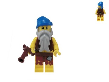 Unikat LEGO Pirates - Pirat rozbitek + pistolet !