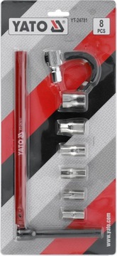 РАЗРЫВНЫЙ КЛЮЧ YATO ДЛЯ УСТАНОВКИ ФИТИНГОВ 8 В 1 9-17ММ