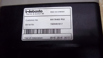 WEBASTO AIR TOP EVO 2000 VOLVO FH4 ПЕЧКА