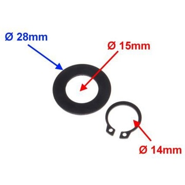 ЗАЩИТА И ШАЙБА вала стартера 2Т