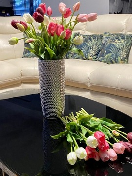 Tulipan silikonowy bukiet tulipany silikonowe