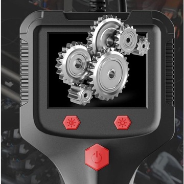 ИНСПЕКЦИОННАЯ КАМЕРА ЭНДОСКОП 5М ЖК-дисплей 2,4 дюйма 8 ММ FULL HD 360° МИКРО IP67