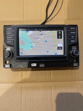 3G0919605 EKRAN WYSWIETLACZ GPS PASSAT B8 GOLF 7