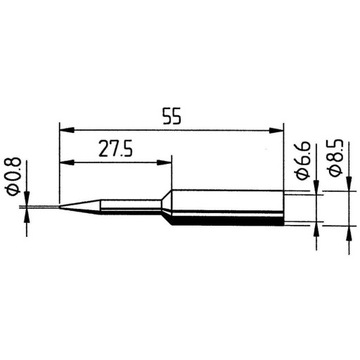 Паяльное жало Ersa 832 SD LF, 0,8 мм