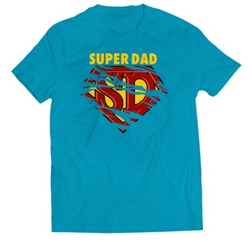 KOSZULKA SUPER DAD NA DZIEŃ OJCA DZIEŃ TATY XL