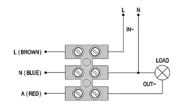 Настенный PIR датчик движения, датчик сумерек, 230В, белый