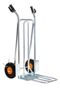 СКЛАДСКАЯ ТРАНСПОРТНАЯ ТЕЛЕЖКА сплошные колеса ПУ ПОЛЬСКИЙ