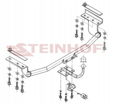 БУКСИРОВОЧНЫЙ КРЮК + ЖГУТ ПРОВОДОВ TOYOTA COROLLA E12 IX COMBI