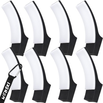 8x Lampka Lampa Kinkiet LED 12W IP65 Zewnętrzny na Ścianę Elewację Fasadę