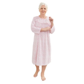 РОЗОВАЯ НОЧНАЯ РУБАШКА ДЛЯ БАБУШКИ ДЛЯ МАМА МАРТЕЛЬ L