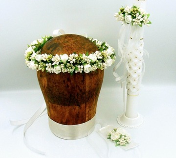 комплект, причастный венок, комплект, венки