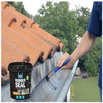 Жидкие резиновые уплотнители Водосточные желоба Дымоходы РЕЗИНОВОЕ УПЛОТНЕНИЕ + Лента BISON 10 м