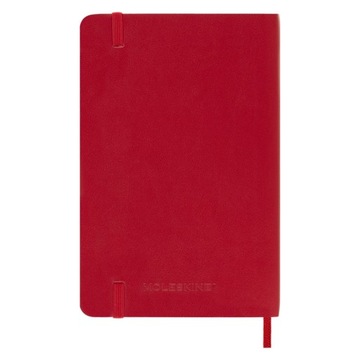 Moleskine Daily Calendar P, мягкая обложка, 12 месяцев, красный, 2024 г.