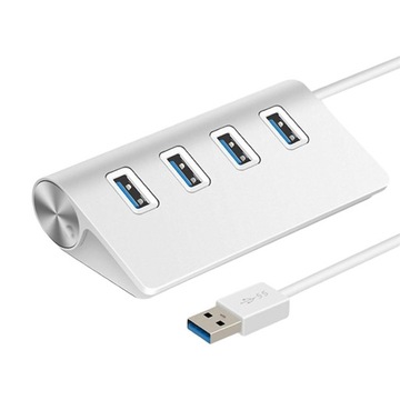 USB 3.0 Hub 4 Port USB Extender 5Gbps High Speed for Keyboard Headset PC