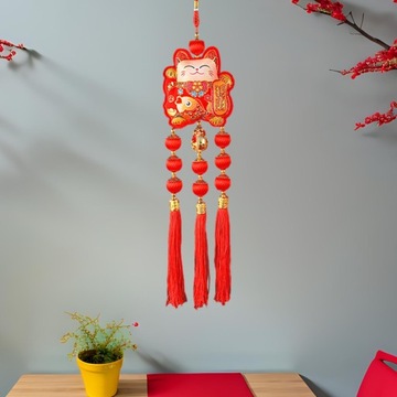 Китайское подвесное украшение на окно, праздничный весенний фестивальный декор 2024, хороший кот
