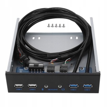 Panel przedni USB 3.0 USB 2.0 19PIN HD Audio