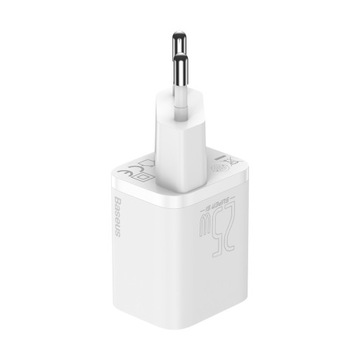 СЕТЕВОЕ ЗАРЯДНОЕ УСТРОЙСТВО BASEUS БЛОК ПИТАНИЯ CUB USB-C PD 25 Вт С КАБЕЛЕМ USB-C ДЛИНОЙ 1 М