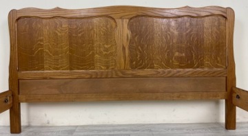 СТИЛЬНАЯ ДУБОВАЯ КРОВАТЬ ДЛЯ СПАЛЬНИ LUDWIK OAK F73