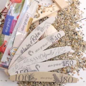 ABA GROUP 25x пилочка для ногтей BOAT FAT 100 180