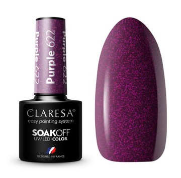 CLARESA LAKIER HYBRYDOWY FIOLETOWY PURPLE 626