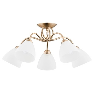 Lampa sufitowa Amarillo patyna 5 x E27 Alfa