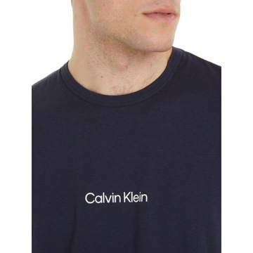 CALVIN KLEIN KOSZULKA MĘSKA T-SHIRT CREW GRANAT M