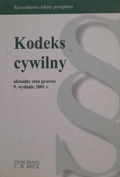 KODEKS CYWILNY 2001
