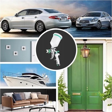 ПОКРАСОЧНЫЙ ПИСТОЛЕТ, 4X НАСАДКА HVLP 1,4 1,7 2,0 2,5 НАБОР ДЛЯ ПОКРАСКИ HQ