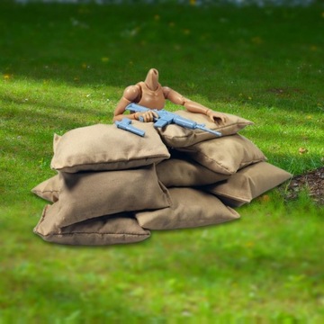 10 шт. 1/6 модель мешка с песком для 12-дюймовых фигурок, миниатюрные аксессуары для сцен