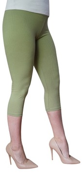 3/4 SPODNIE LEGGINSY PRĄŻEK PRĄŻKOWANE 4XL/5XL