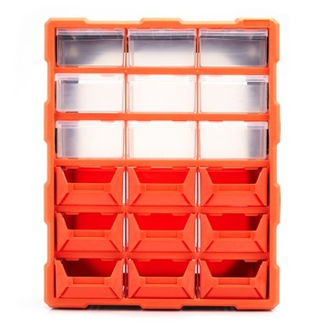 ORGANIZER WARSZTATOWY GARAŻOWY ŚCIENNY 18 SZUFLADEK KUWETY K-505