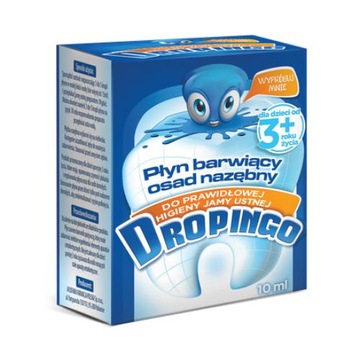 DROPINGO płyn barwiący osad nazębny - 10 ml