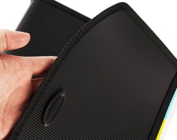 Складная папка для документов с 13 отделениями, вместительная.