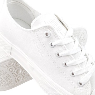 TRAMPKI damskie buty tenisówki BIG STAR na platformie białe NN274853 40