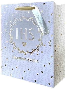 WSPANIAŁA Torebka rozmiar L, Opakowanie na prezent na I KOMUNIĘ ŚWIĘTĄ